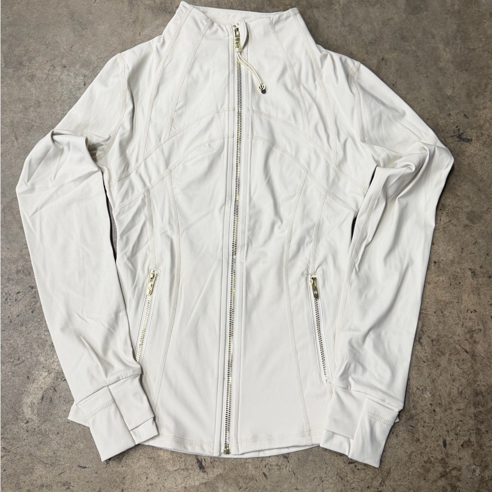 Lululemon Define Jacket and Leggings Set Bone White - Picture 2 of 4